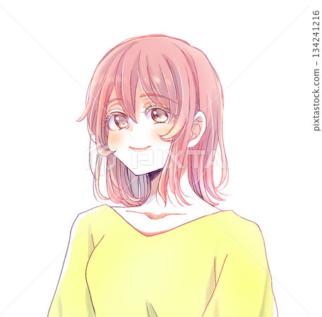 微笑的豐滿女子 134241216