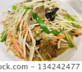 Stir-fried delicious meat vegetables 134242477