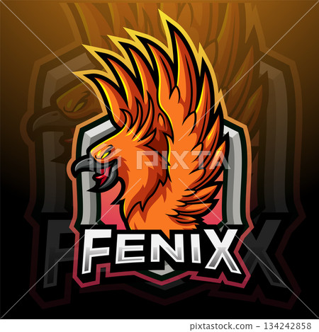 Phoenix esport mascot logo design Phoenix esport mascot logo design 134242858
