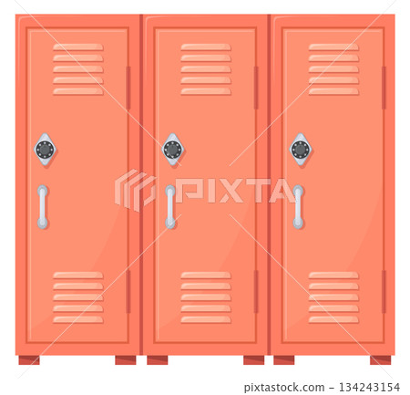 Sport clothes storage lockers. Metal door cabinets 134243154