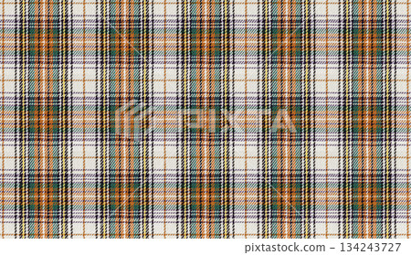 Orange Green Plaid Pattern for Design 134243727