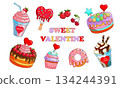Sweet Valentine Desserts 134244391