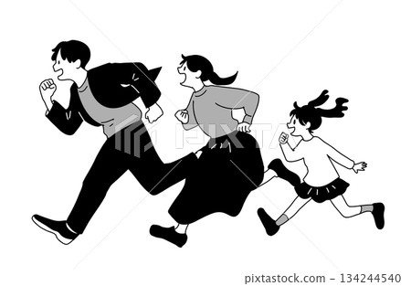 Running family Running family 134244540