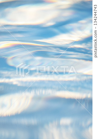 水面圖案營造出的夏日色彩形象 水面圖案營造出的夏日色彩形象 134244743