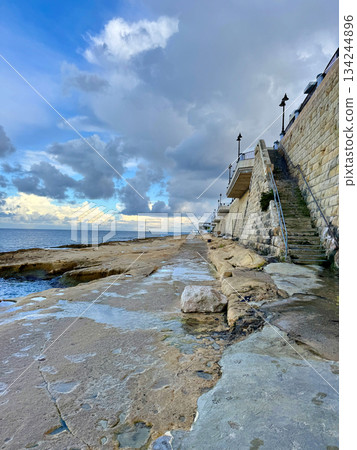 beautiful landscape of Malta, Sliema 134244896