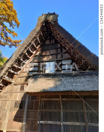 An old folk house museum in the city, Gassho-style 134244933