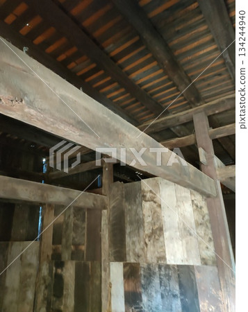 An old folk house museum in the city, Gassho-style 134244940