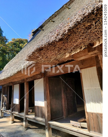 An old folk house museum in the city, Gassho-style 134245009