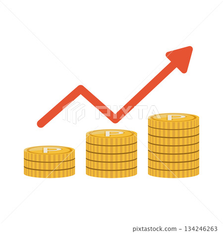 Point up illustration Point up illustration 134246263