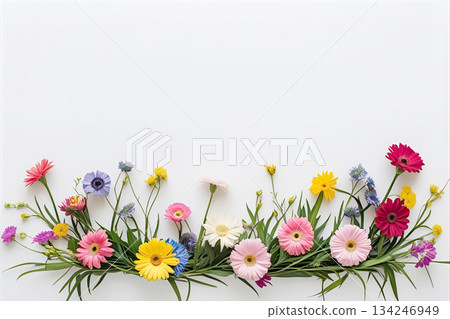 花束相框留言卡 花束相框留言卡 134246949