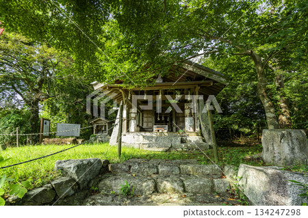Akizuki Miyajidake Shrine, Fukudake Castle Ruins, Asakura City, Fukuoka Prefecture Akizuki Miyajidake Shrine, Fukudake Castle Ruins, Asakura City, Fukuoka Prefecture 134247298