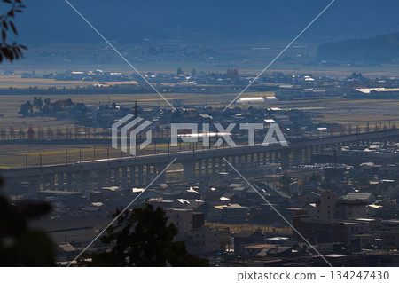 從八幡山和禦代文化公園看到的秋景 從八幡山和禦代文化公園看到的秋景 134247430