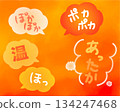 Orange warm image motif material and text Orange warm image motif material and text 134247468