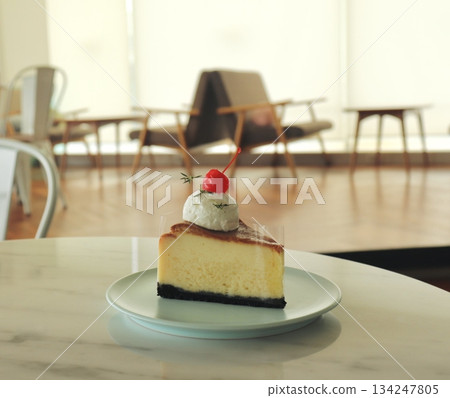 Delicious slice of cheesecake with a creamy, smooth texture and a golden biscuit crust. Perfect for desserts, celebrations, and sweet treats. Rich, indulgent, and irresistibly tasty! Delicious slice of cheesecake with a creamy, smooth texture and a golden biscuit crust. Perfect for desserts, celebrations, and sweet treats. Rich, indulgent, and irresistibly tasty! 134247805