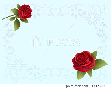 玫瑰背景A-1 134247990