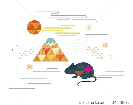 The Mouse and Mount Fuji 134248652