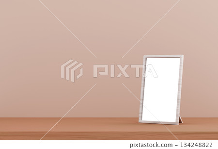 3D材質_相框_米色背景 3D材質_相框_米色背景 134248822