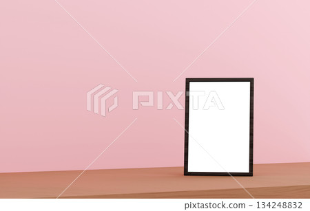 3D材質_相框_粉紅色背景 134248832