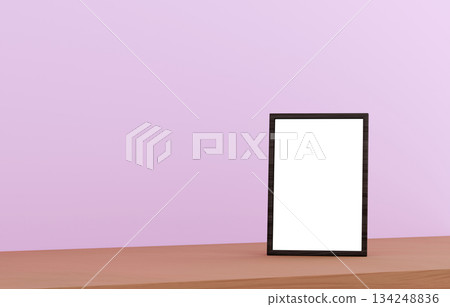 3D材質_相框_紫色背景 134248836