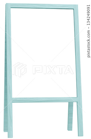 3D Material_Frame_A_Signboard_Light Blue 134249091