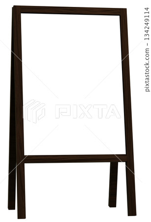 3D Material_Frame_A_Signboard_Black 134249114