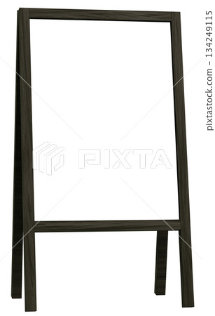 3D材質_框架_A_黑色招牌 134249115