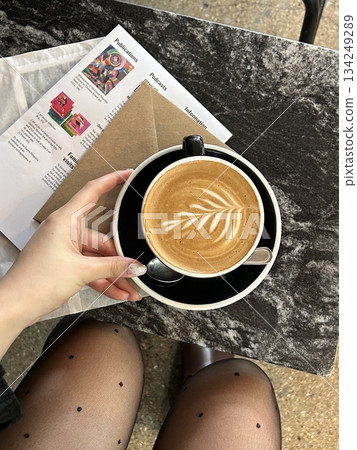 latte, drink, coffee 134249289