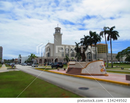 Guam Virgin Mary Cathedral Diorama Style 134249502