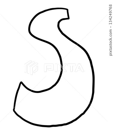 Hand drawn S alphabet letter outline for colouring book, tattoo, font, typography, text, message, campaign badge, initials, name design, print, calligraphy, sticker, poster, cute patch, brooch, art Hand drawn S alphabet letter outline for colouring book, tattoo, font, typography, text, message, campaign badge, initials, name design, print, calligraphy, sticker, poster, cute patch, brooch, art 134249768