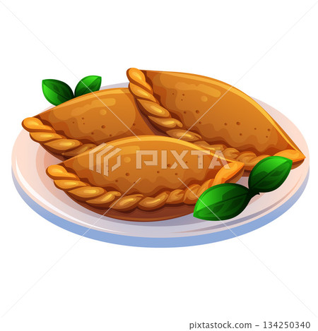 stuffed empanada pastel snack food stuffed empanada pastel snack food 134250340