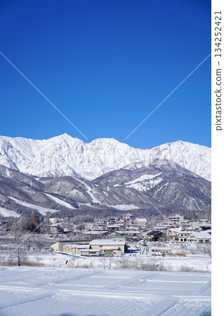 Snowy Hakuba Village and Northern Alps Snowy Hakuba Village and Northern Alps 134252421