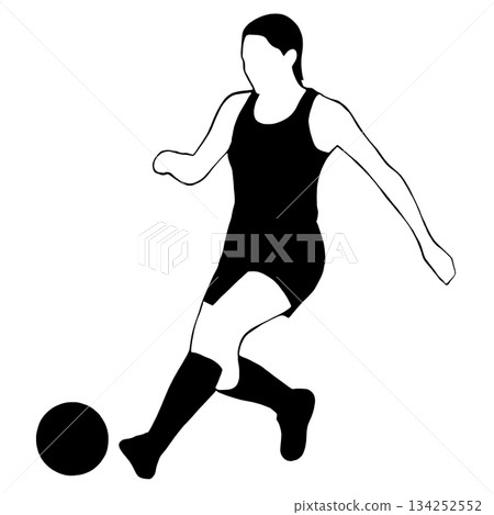 足球運動員 足球運動員 134252552