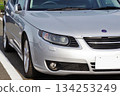 Imported car Saab 9-5 front mask 134253249