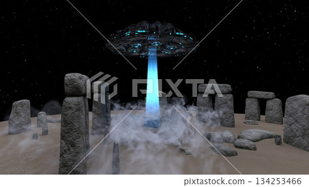 Ancient ruins attacked by UFOs 134253466