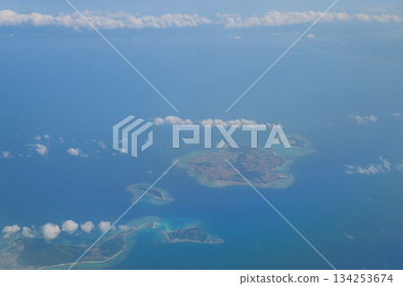 View from the plane: Izena Island 134253674