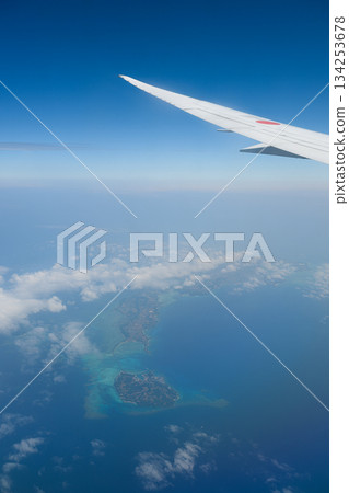 View from the plane: Ikema Island 134253678