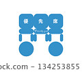 Stock Illustration: Priority seat pictogram 134253855