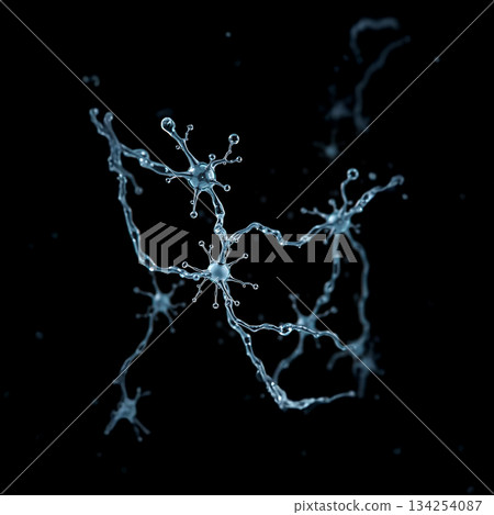 Water is connected like neurons 134254087