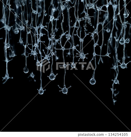 水分子像神經元一樣相互連結。 134254105