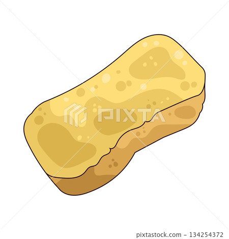 illustration of Bath Sponge 134254372