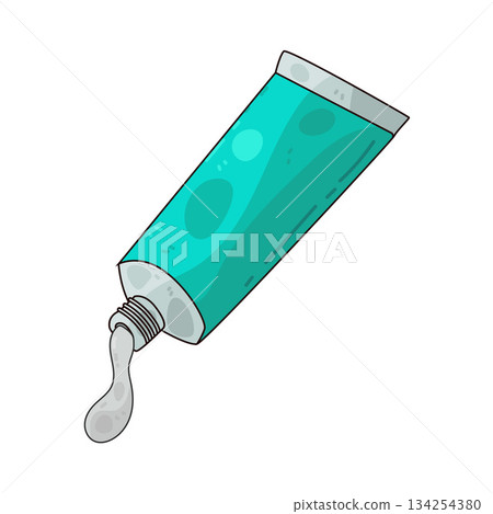 illustration of Toothpaste 134254380