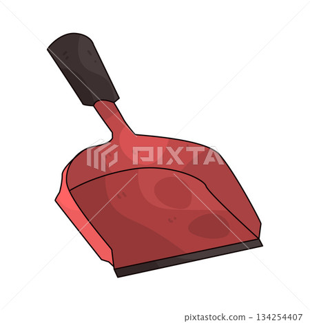 illustration of Dustpan illustration of Dustpan 134254407