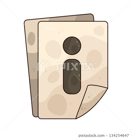 illustration of File Info illustration of File Info 134254647