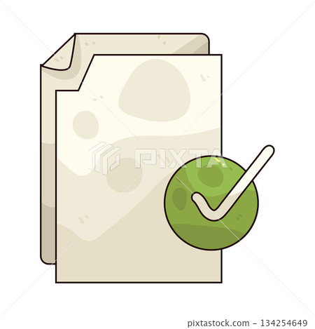 illustration of File Check illustration of File Check 134254649