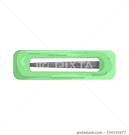 Illustration of hair clip Illustration of hair clip 134255877