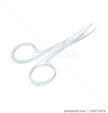 Illustration of hair scissors Illustration of hair scissors 134255878
