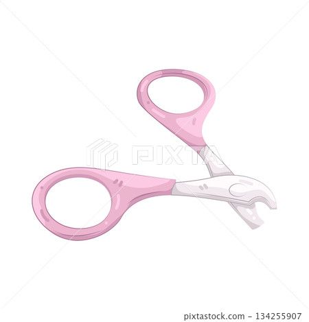 Illustration of pet nail clipper  134255907