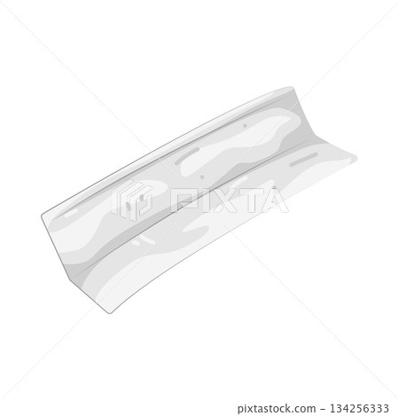 Illustration of cigarette paper 134256333