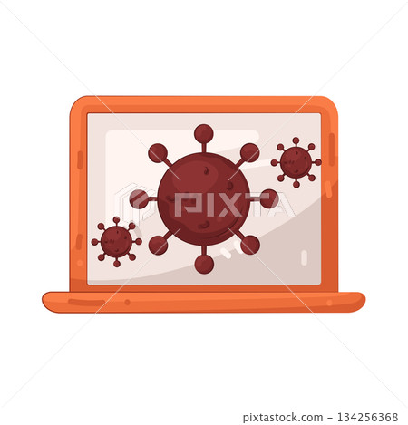 Illustration of virus 134256368