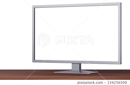 3D材質_電視_銀色 134256509